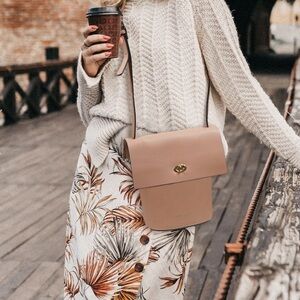 vegan leather crossbody.